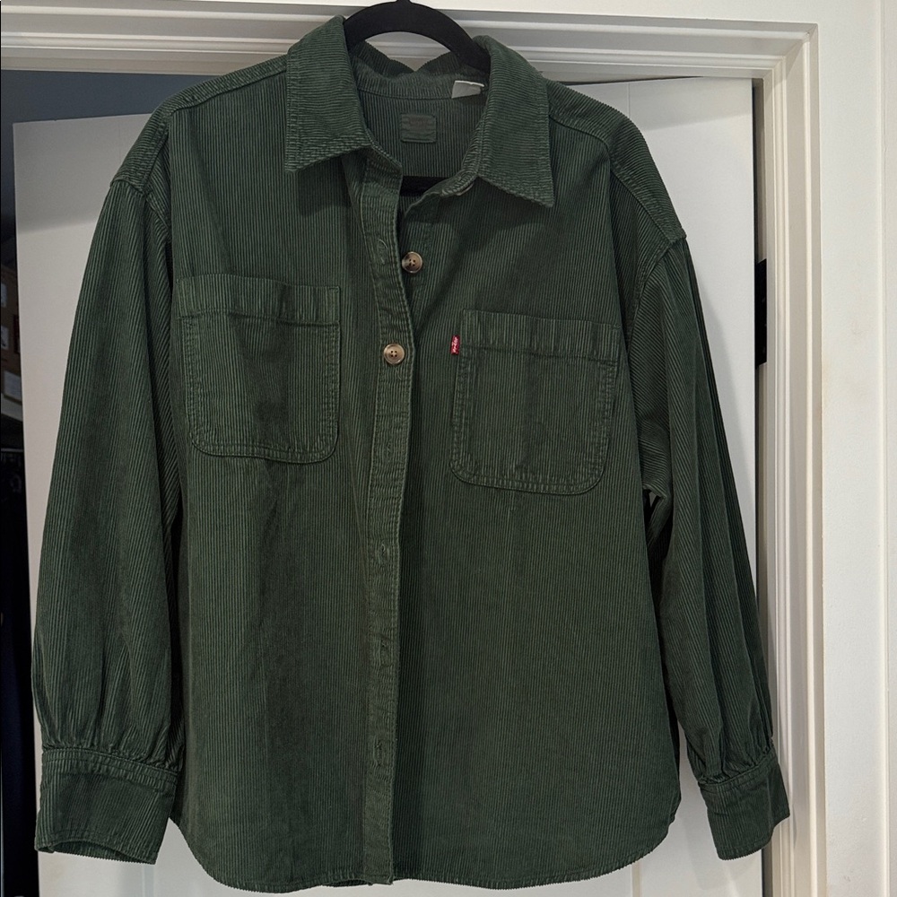 Levi's Green Button Down Shirt